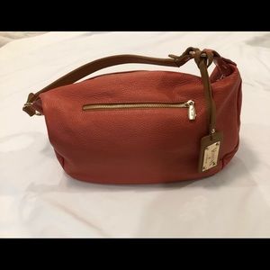 Leather bag like new with additional